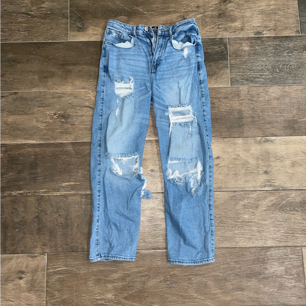 Ultra high rise vintage straight jean